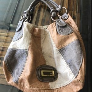 Large leather Guess bag.